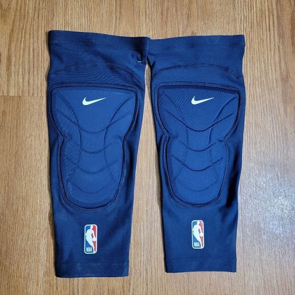 Nike Pro Hyperstrong NBA Grizzlies Mavericks Doncic Ja Morant Knee Sleeves Blue - Picture 3 of 9